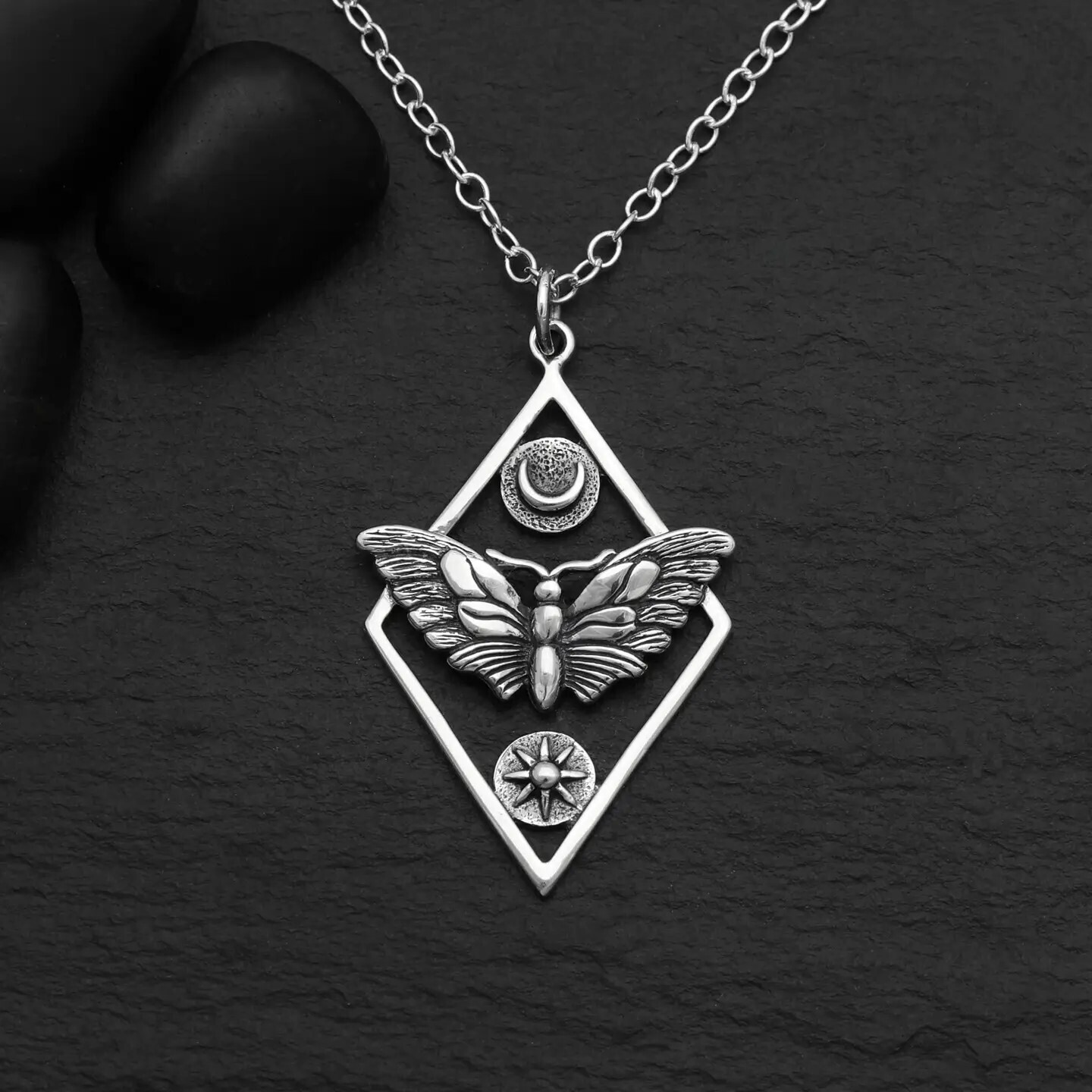 Silver Geo  Moth