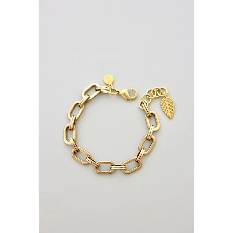 Gold Chain Brac. 15