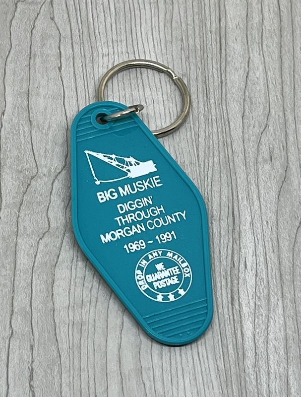 Big Muskie key tag