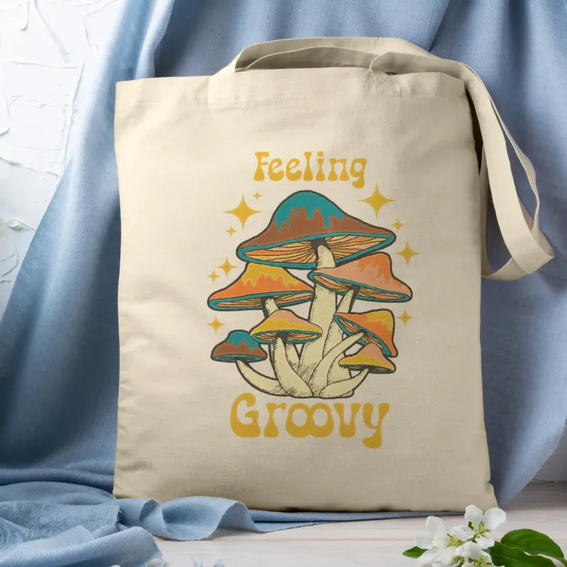 feeling groovy tote