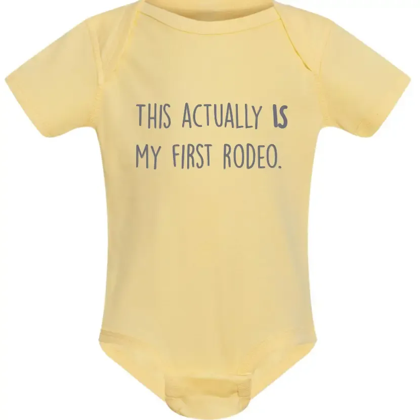 First Rodeo Onesie