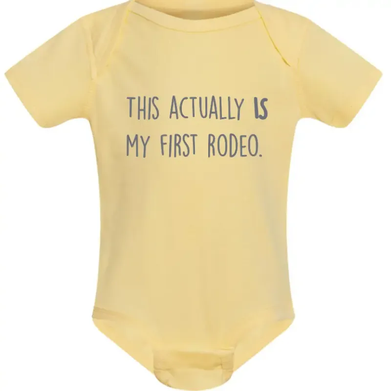 First Rodeo Onesie