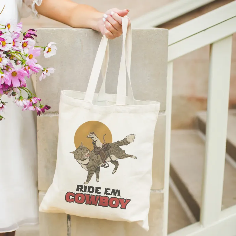 ride em cowboy tote