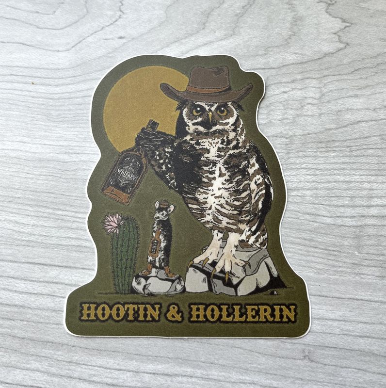 Hootin hollerin stick.