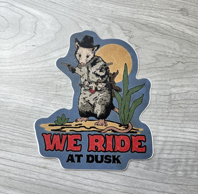 opossum cowboy stick.