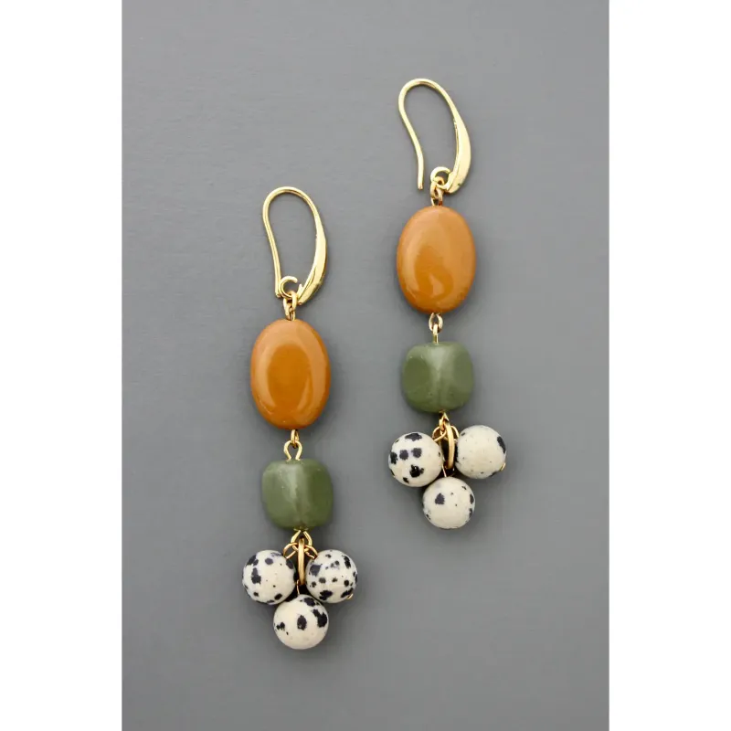 Jasp. Serp. Earrings