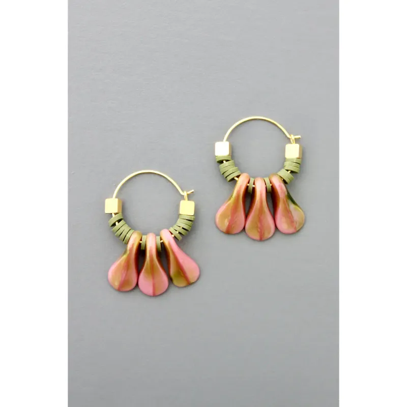 SM Pink/Green hoops