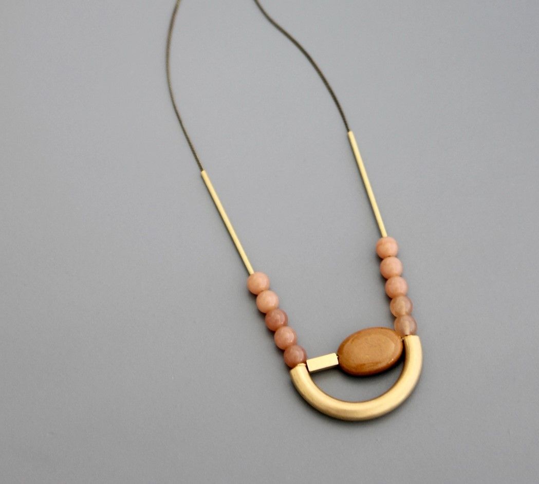 Jasper and Glass Necklace