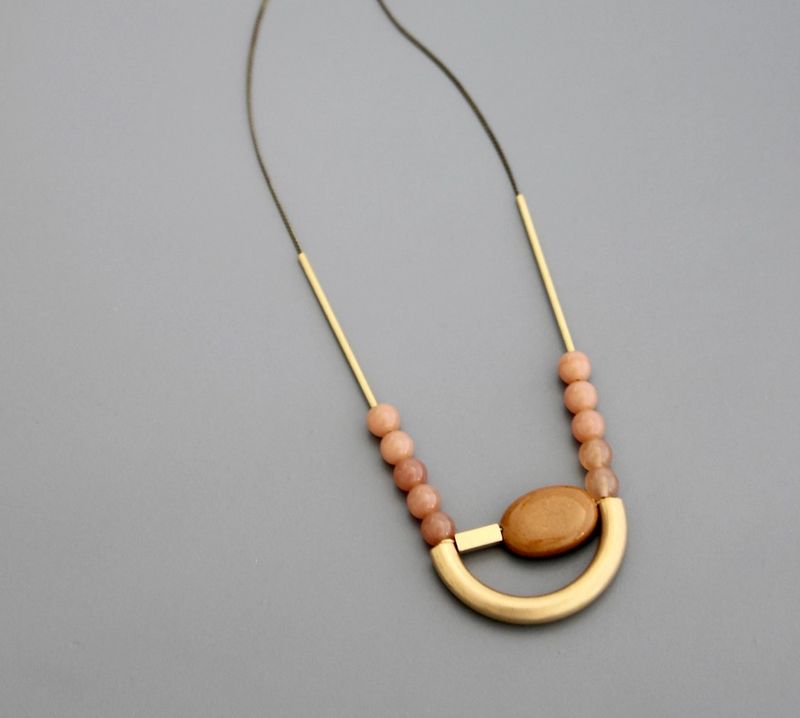 Jasper and Glass Necklace