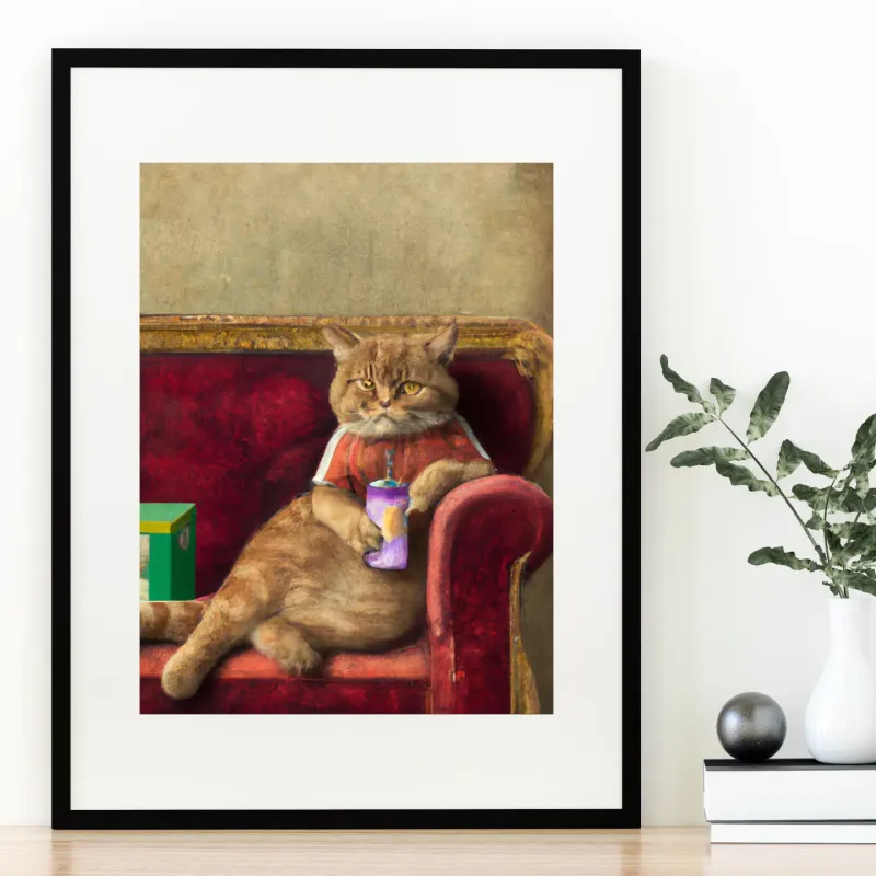 Cats with Food Prints