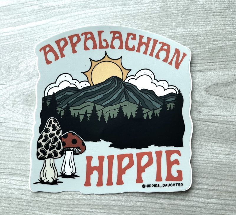 Appalachian Hippie Sticker