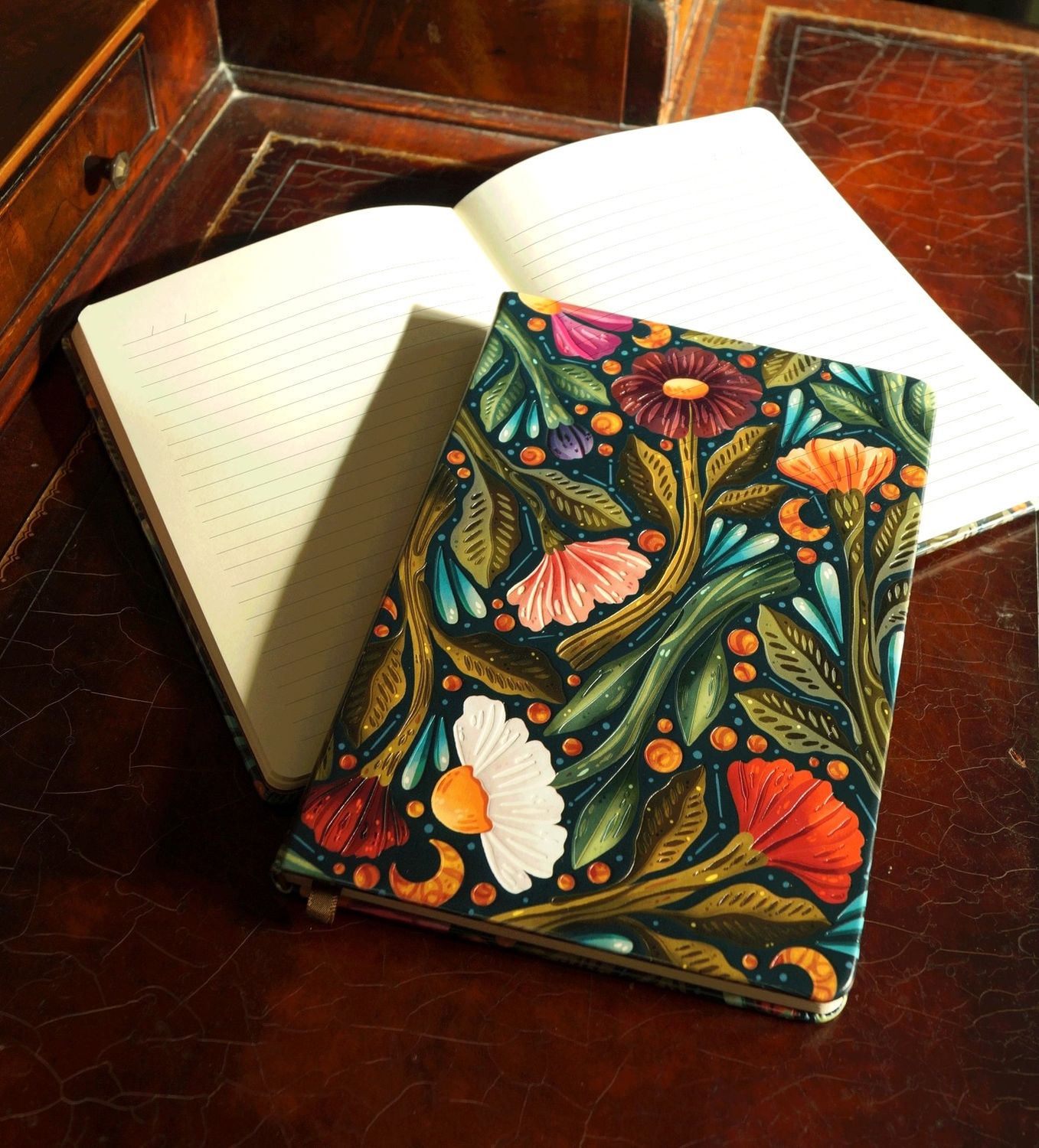 Nightsky Floral Journal