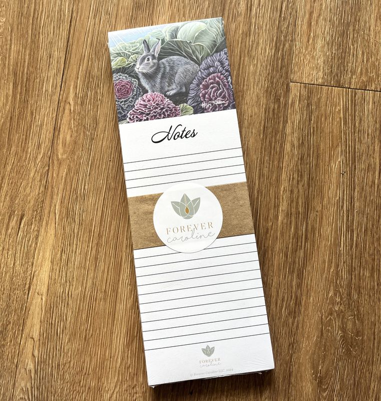 Rabbit Cabbage Note Pad                                 