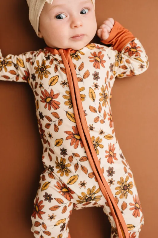Fall Floral Bamboo Sleeper