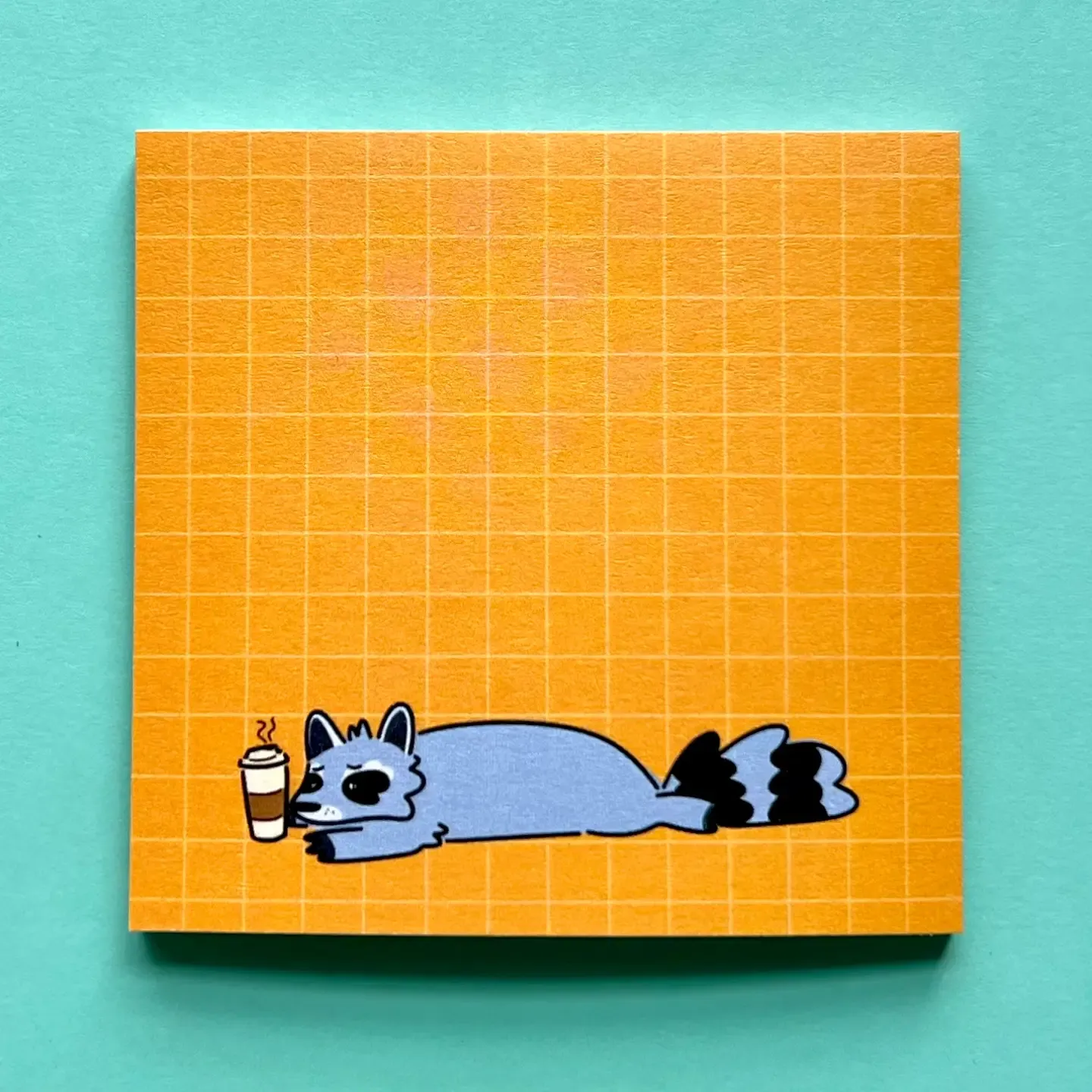 Homebody Raccoon Sticky