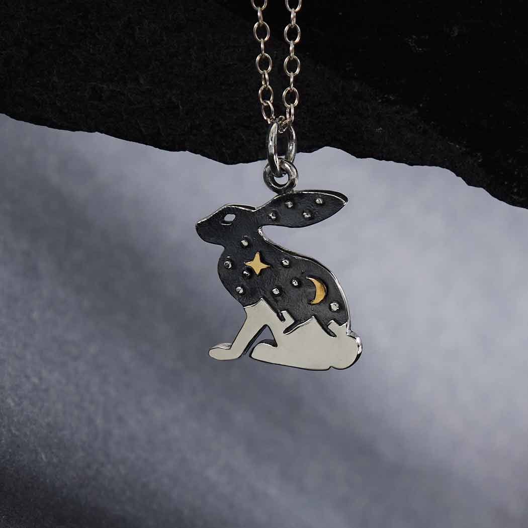 Silver Rabbit Necklace
