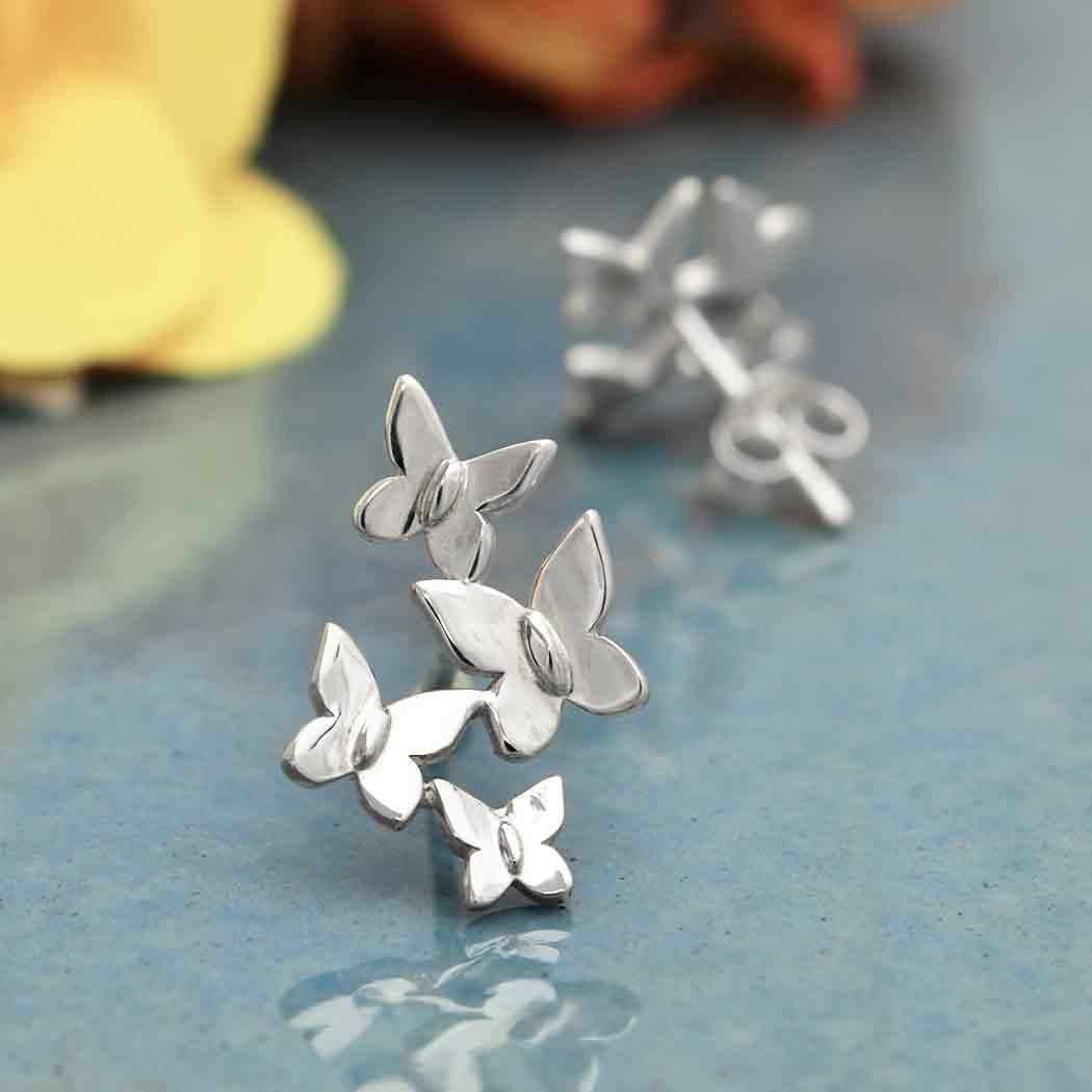 Butterfly Cluster Earrings