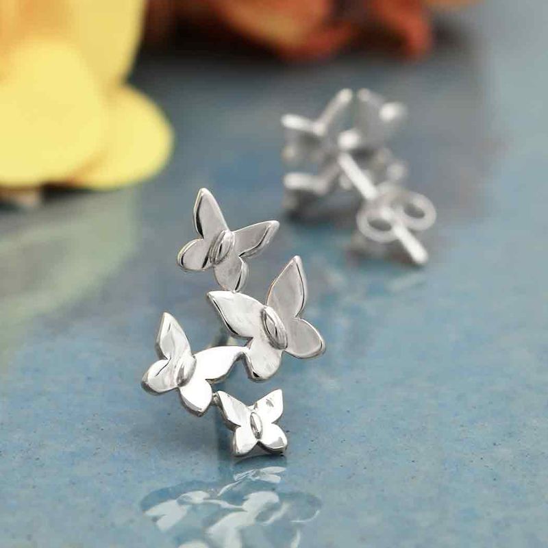 Butterfly Cluster Earrings