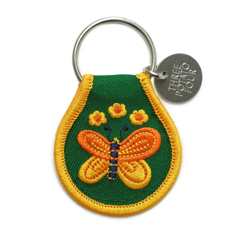 Butterfly Patch Keychain