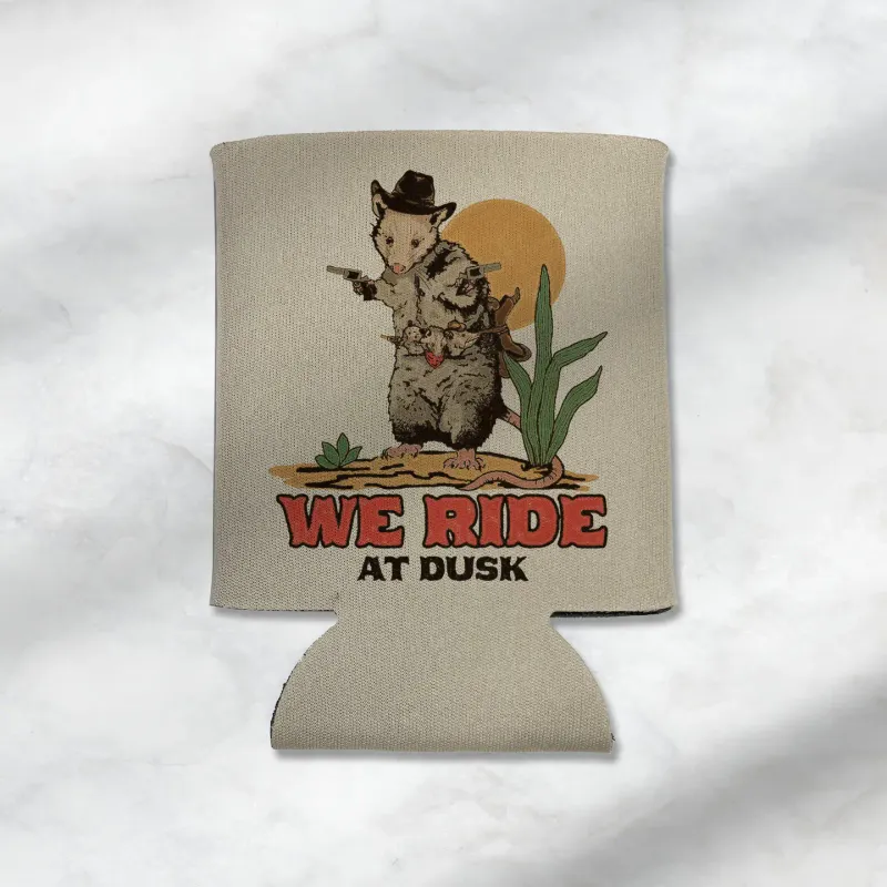 Ride at Dusk Koozie