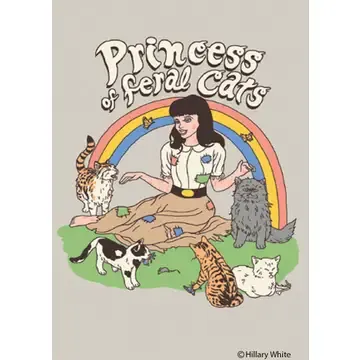 Princess Feral Cats Magnet