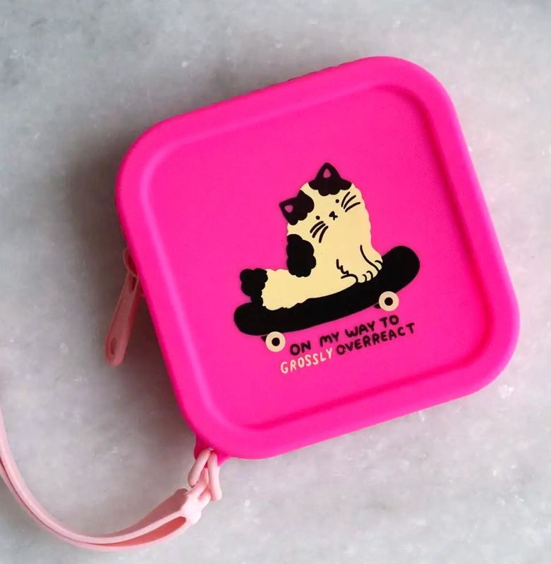 Overreact Zipper Pouch