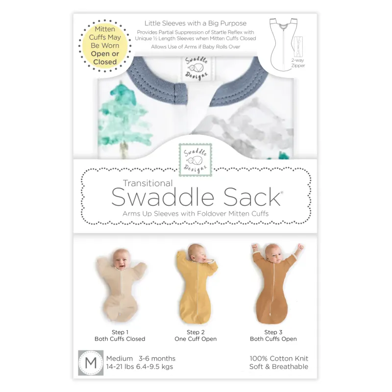 Transitional Swaddle, Mountains &amp; Trees