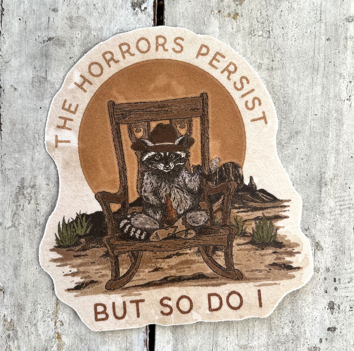 Horrors Persist Sticker