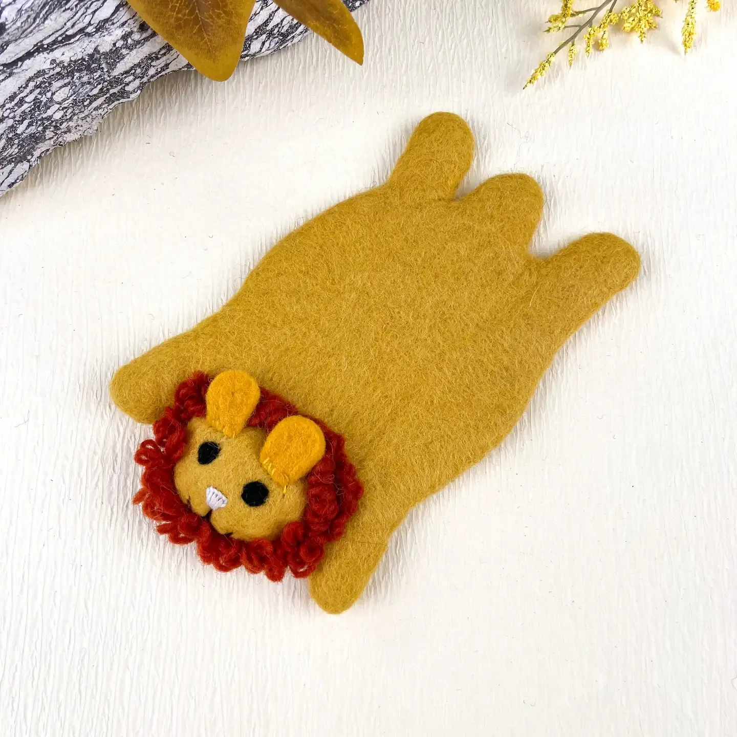 Wool Lion Coaster