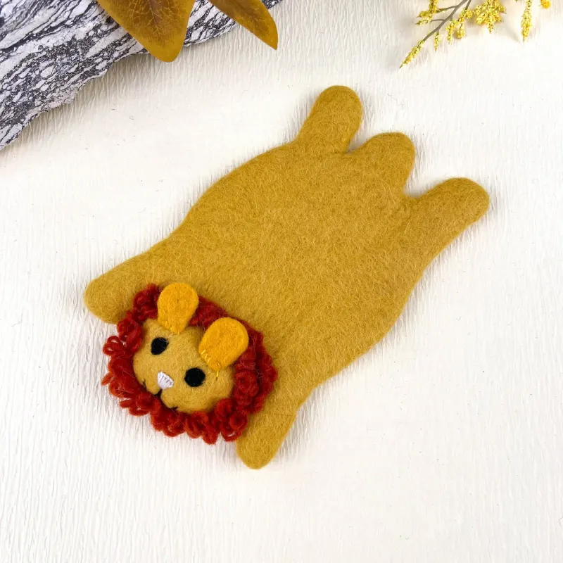 Wool Lion Coaster