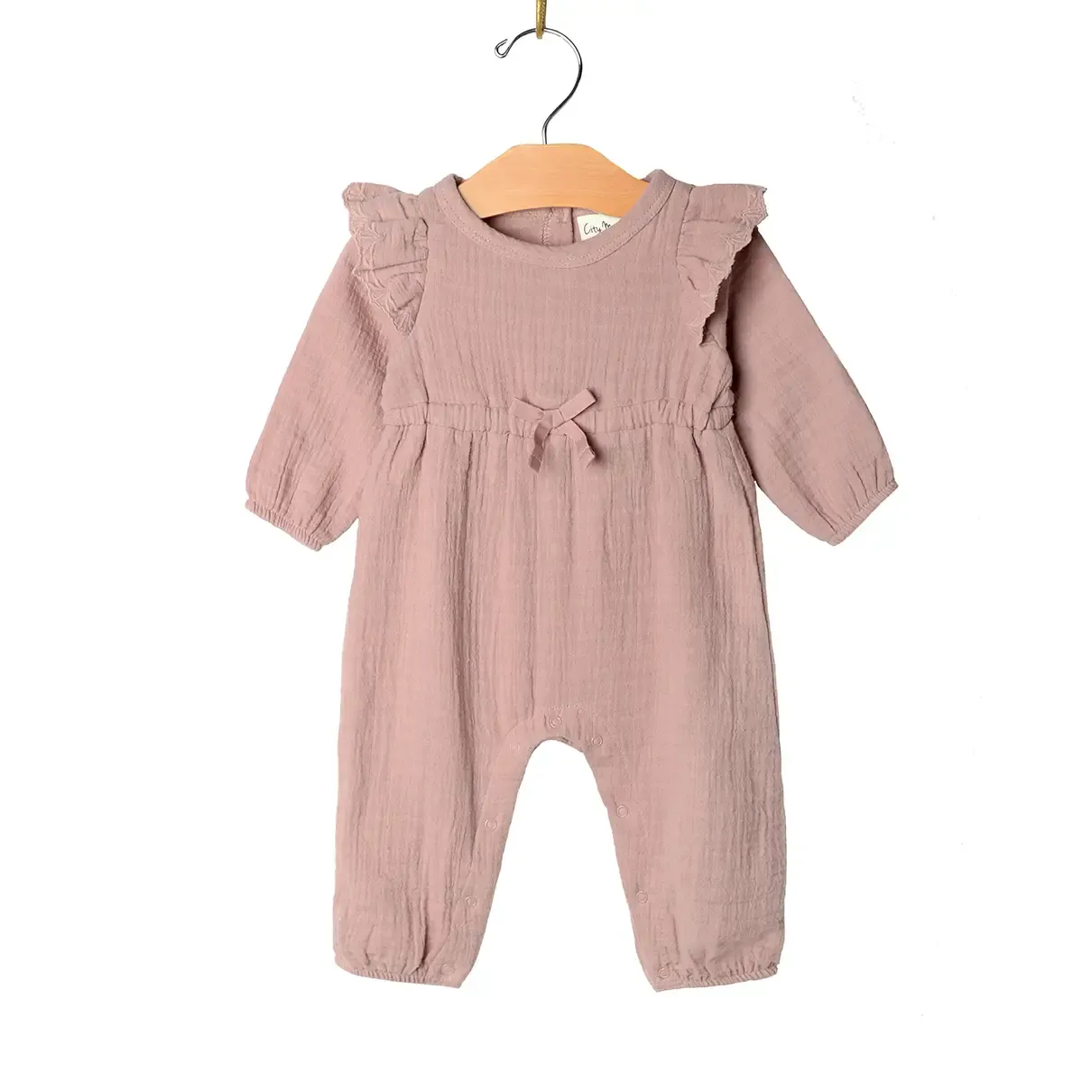 Long Sleeve Romper, Lilac