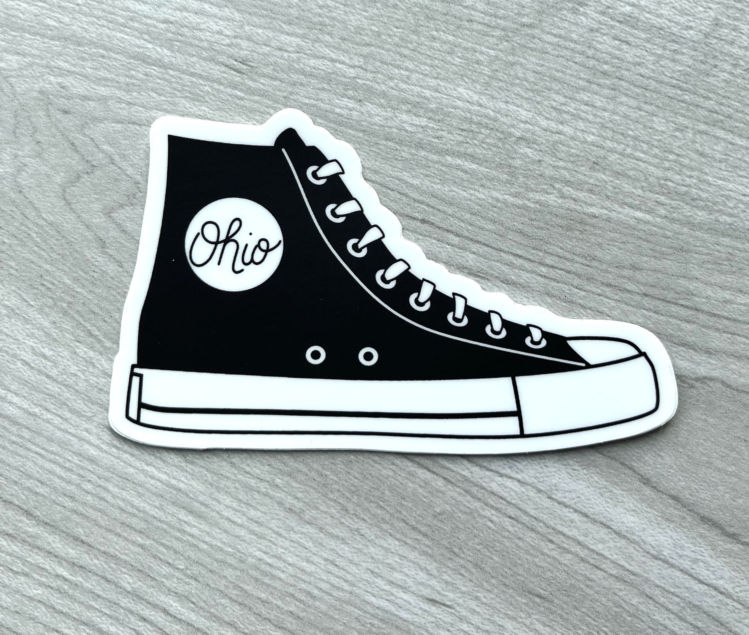 Ohio Shoe Sticker