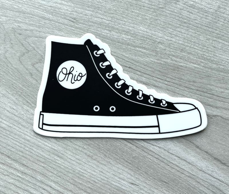Ohio Shoe Sticker