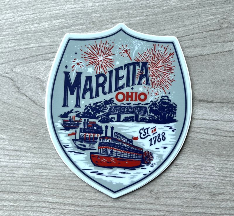 Marietta Fireworks Sticker