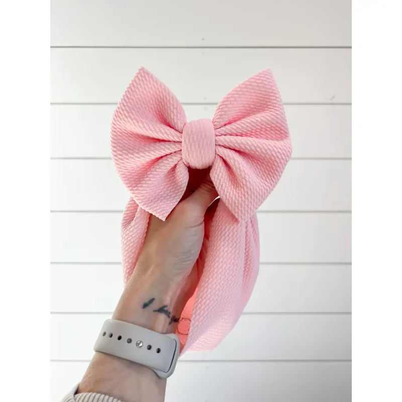 Bow Headwrap, Pink