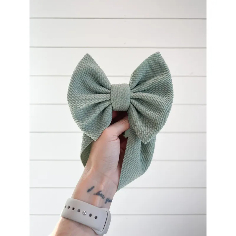 Bow Headwrap, Sage