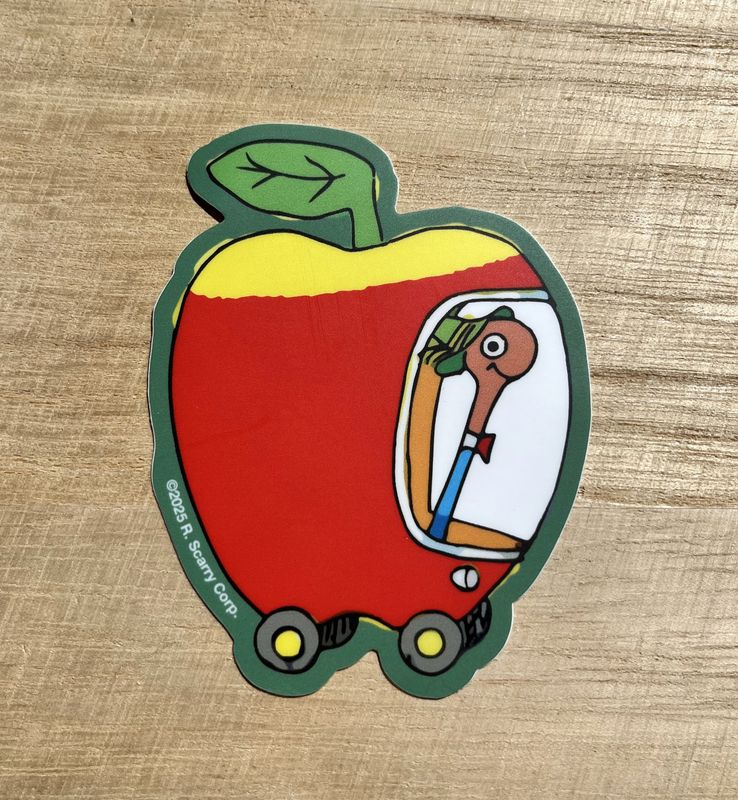 Apple Car Sticker