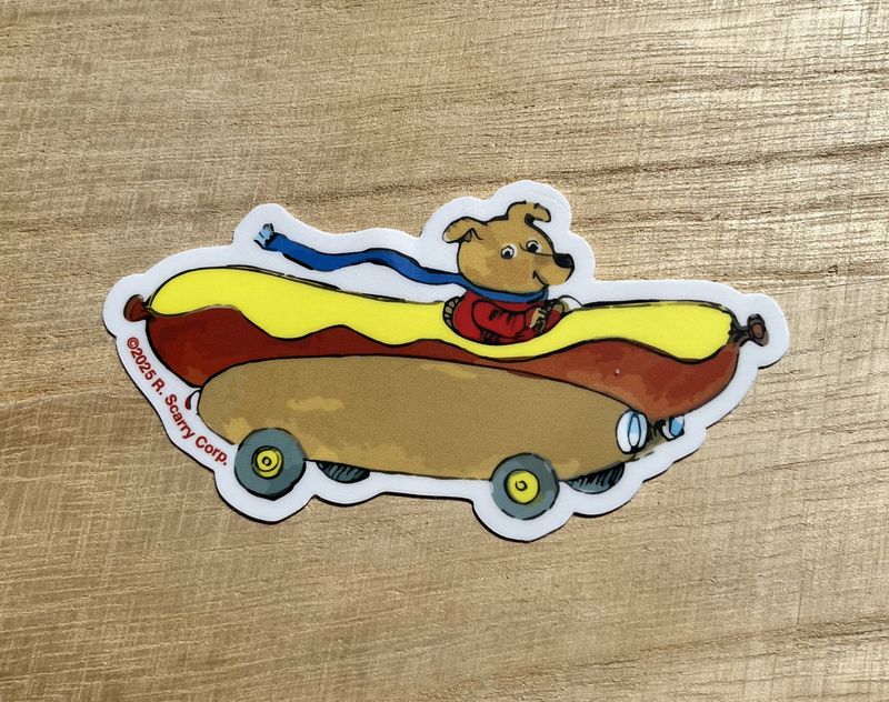 Hot Dog Car Sticker