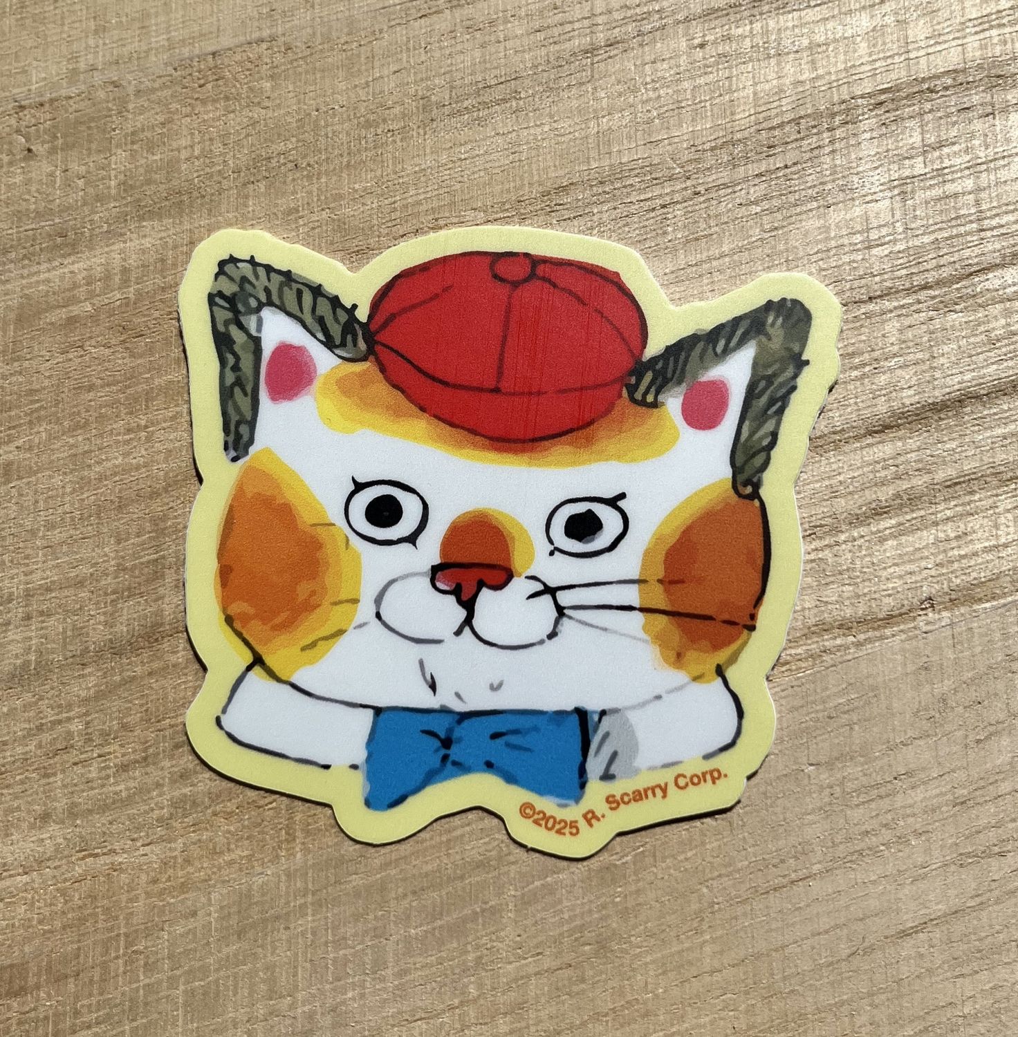 Huck Cat Sticker