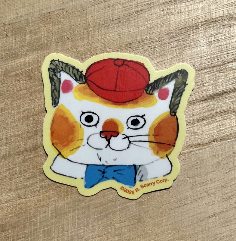 Huck Cat Sticker