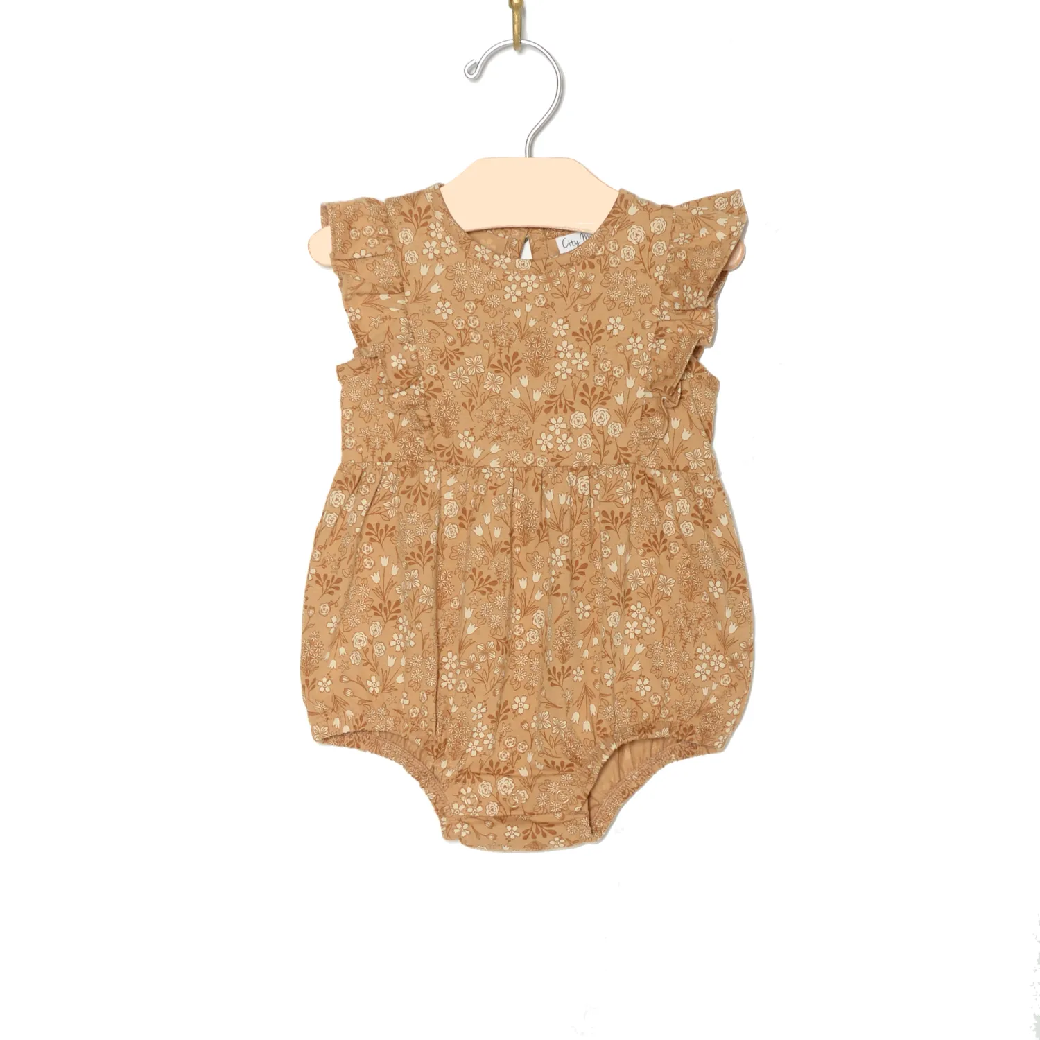 Flutter Front Romper, Tulips