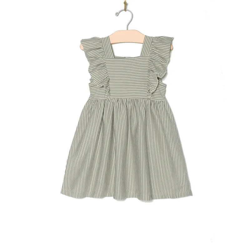 Flutter Tank Dress, Stripe