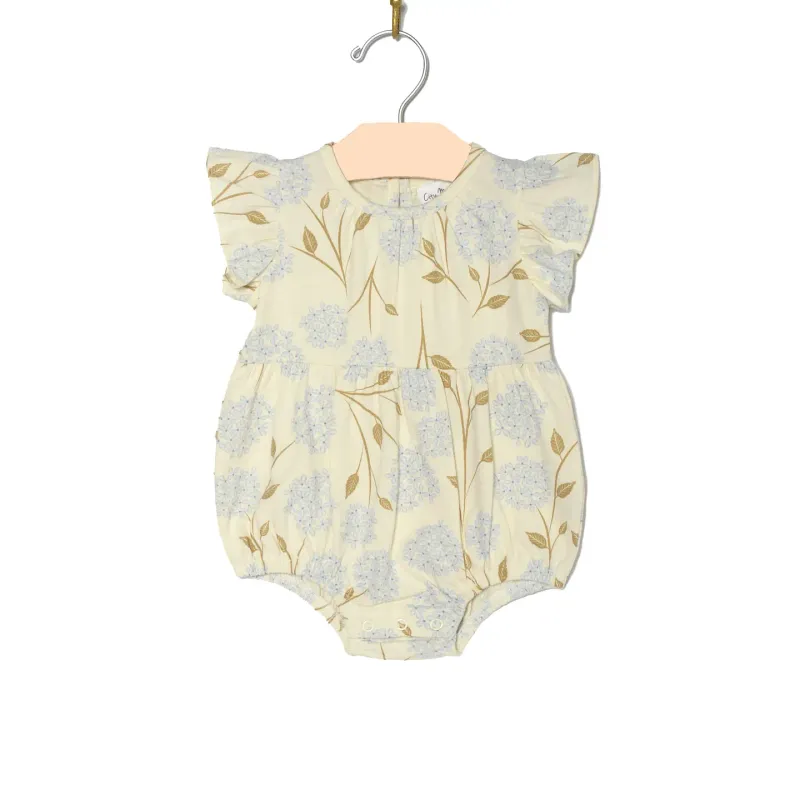 Flutter Short Romper, Hydrangea