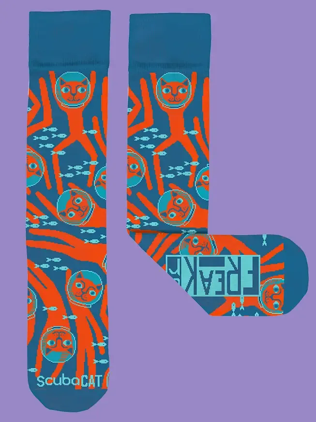 Scuba Cat Socks