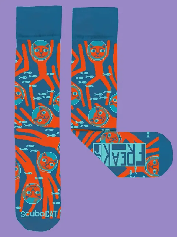 Scuba Cat Socks