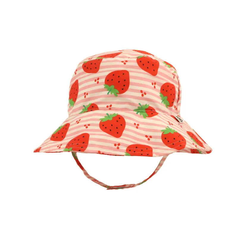 Bucket Sunhat, Strawberry