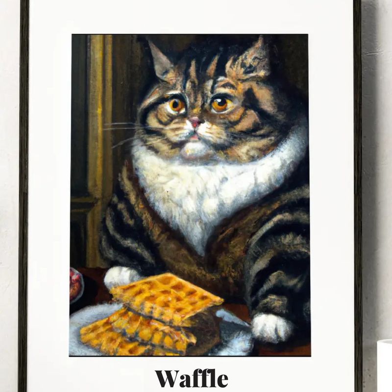 Cats with Food Prints