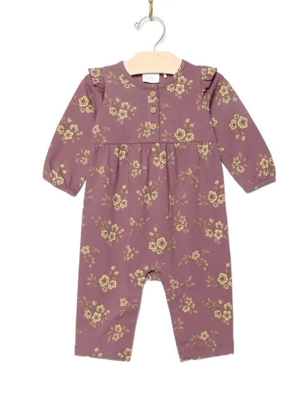 Flutter Sleeve Romper, Orchid Flutter Sleeve Romper, Orchid