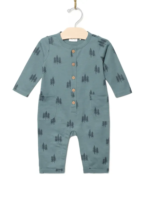 Pocket Romper, Forest Pocket Romper, Forest