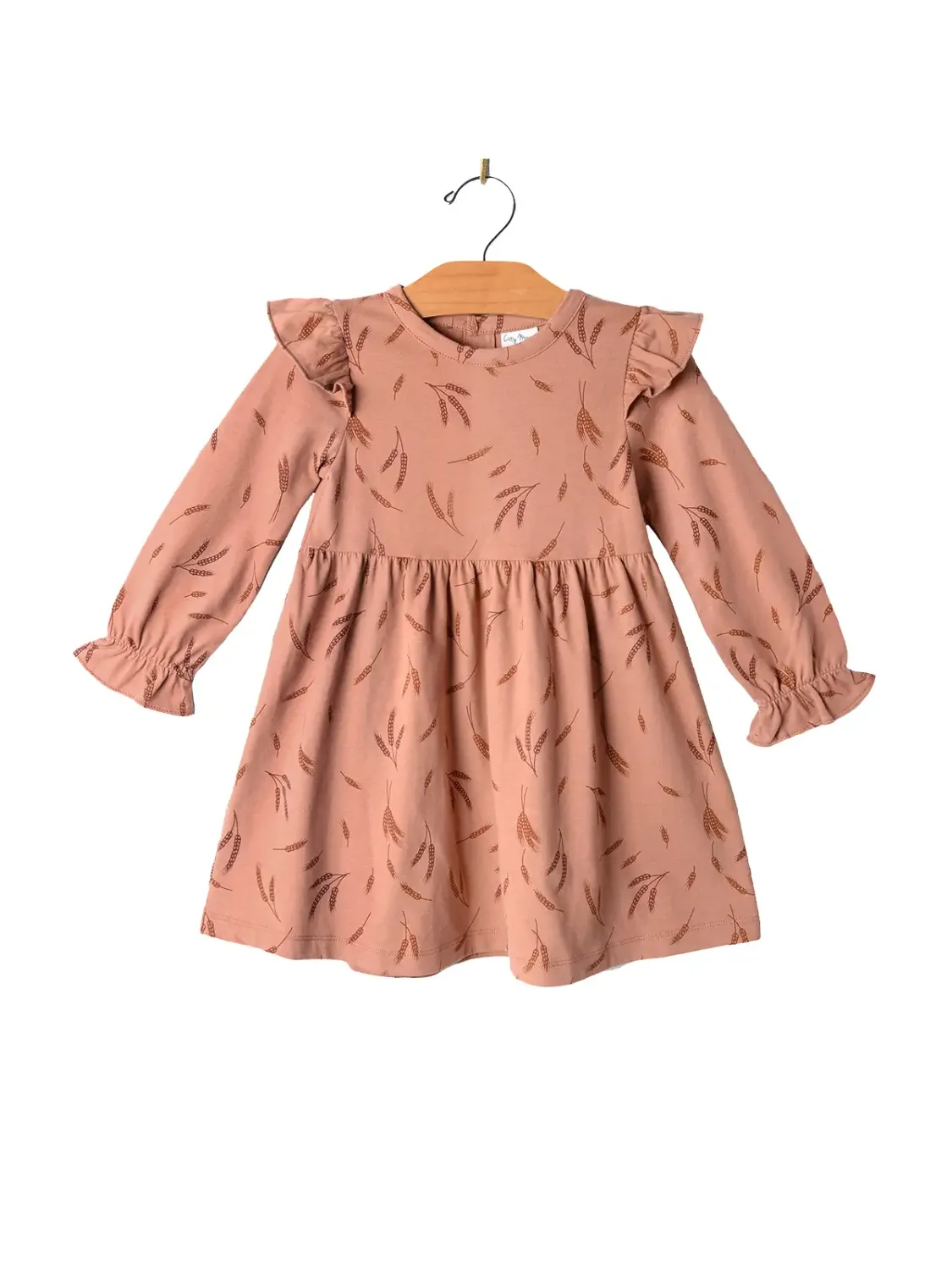 Flutter Sleeve Dress, Harvest Flutter Sleeve Dress, Harvest